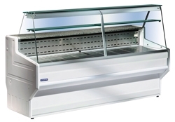 Hill Slimline Serve Over Counter 1.5 Metre Flat Glass